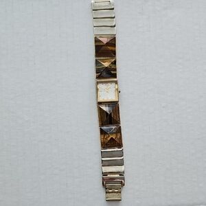 Jessica Gold and Brown Women's Watch